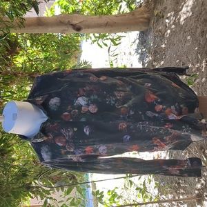 H&M Floral Button Up